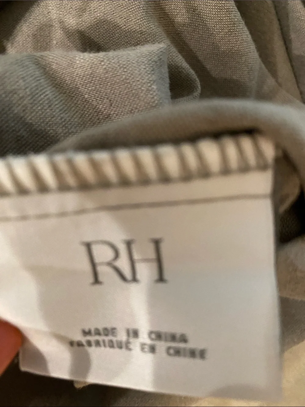 Restoration Hardware Fog King Pillowcase